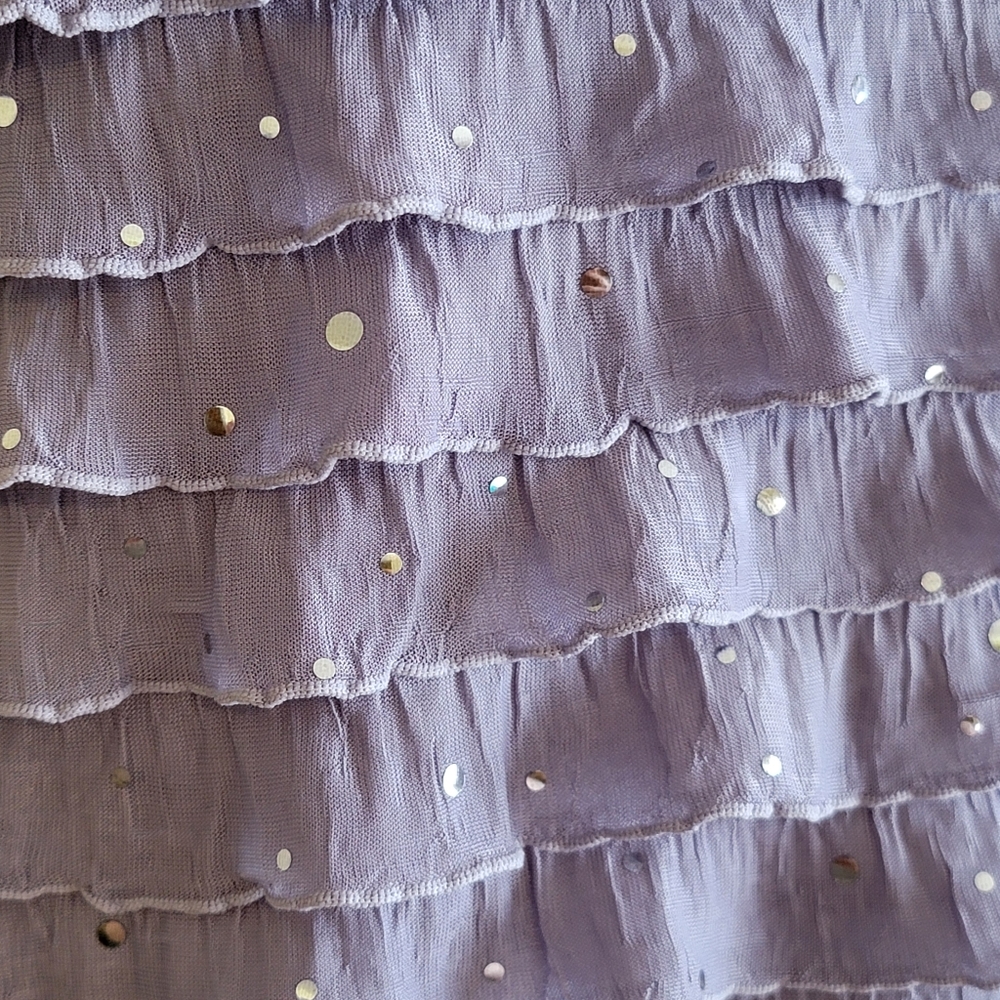 Studio Y Ruffle Sequin Halter Top - Picture 4 of 10
